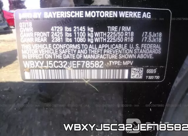 WBXYJ5C32JEF78582 фото 10