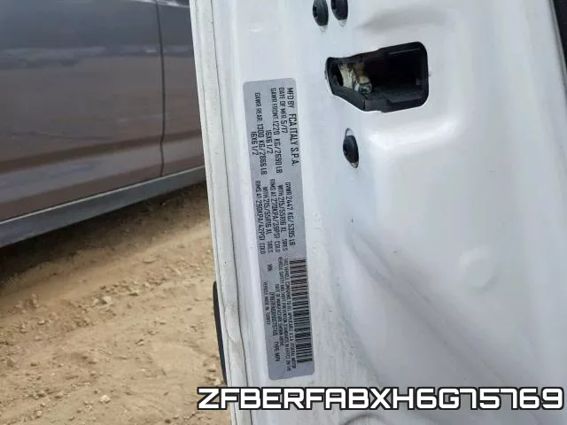 ZFBERFABXH6G75769 фото 2