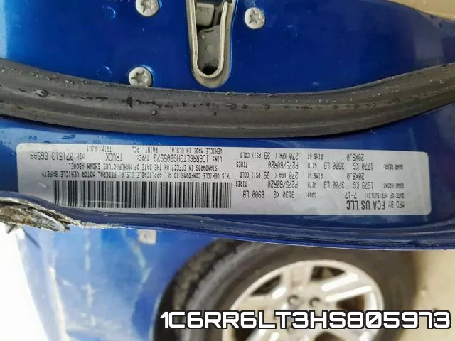 1C6RR6LT3HS805973 фото 2