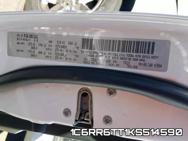 1C6RR6TT1KS514590 фото 2