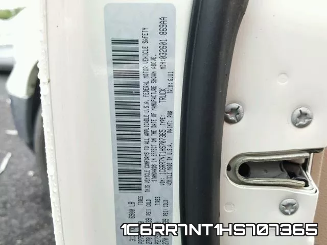 1C6RR7NT1HS707365 фото 2