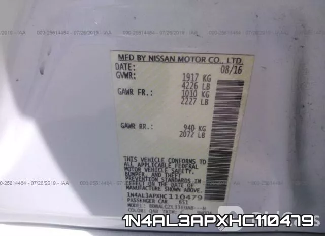 1N4AL3APXHC110479 фото 10
