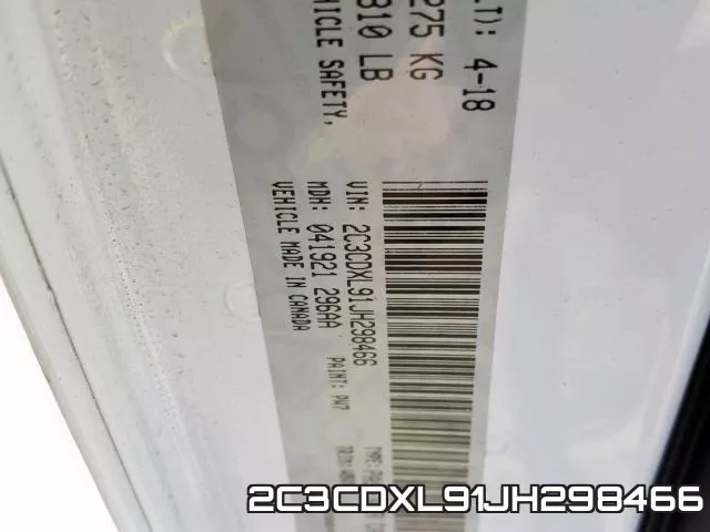 2C3CDXL91JH298466 фото 2