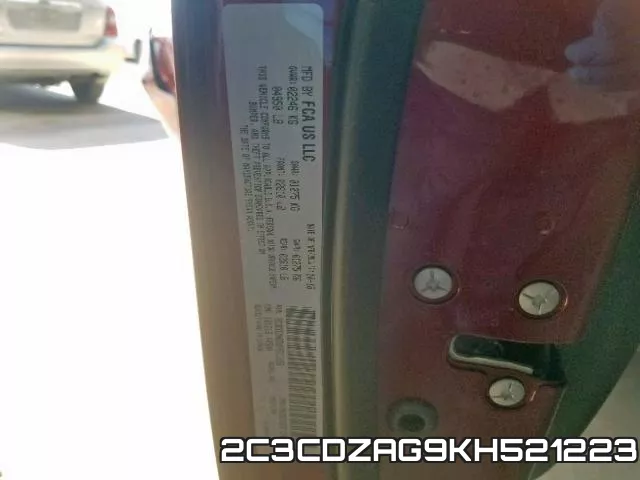 2C3CDZAG9KH521223 фото 2