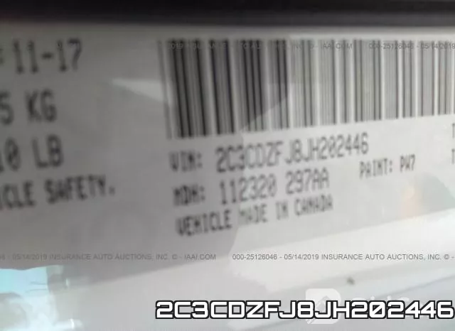 2C3CDZFJ8JH202446 фото 10