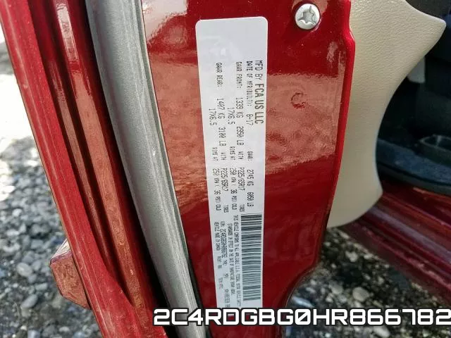 2C4RDGBG0HR866782 фото 2