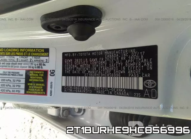 2T1BURHE9HC856996 фото 10