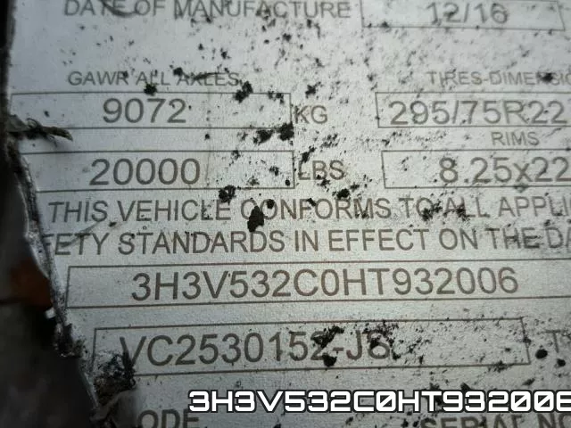 3H3V532C0HT932006 фото 2