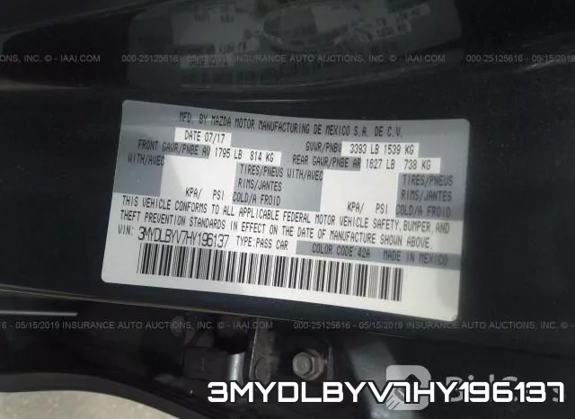 3MYDLBYV7HY196137 фото 10