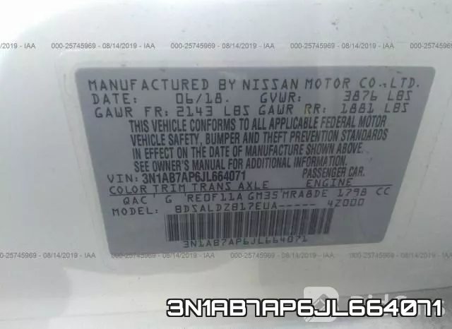 3N1AB7AP6JL664071 фото 10