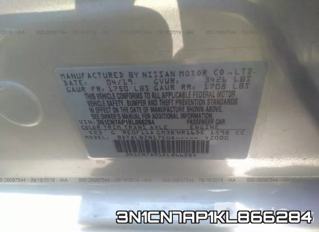 3N1CN7AP1KL866284 фото 10