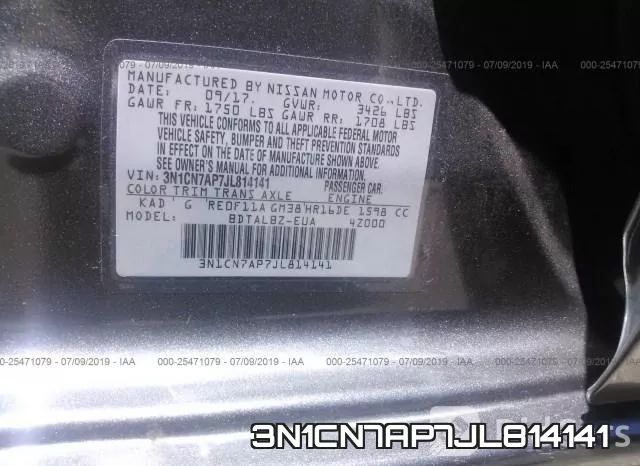 3N1CN7AP7JL814141 фото 10