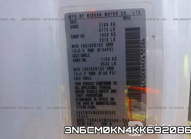 3N6CM0KN4KK692086 фото 10