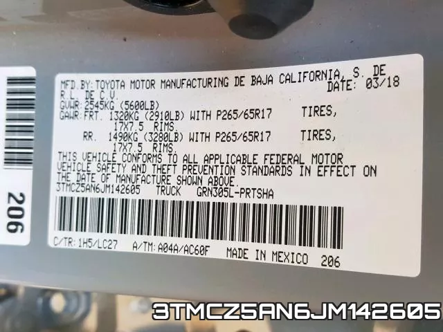 3TMCZ5AN6JM142605 фото 2