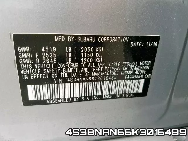 4S3BNAN66K3016489 фото 2