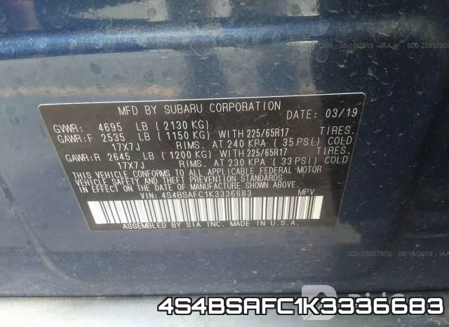 4S4BSAFC1K3336683 фото 10