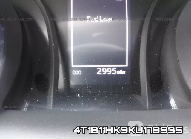 4T1B11HK9KU178935 фото 8