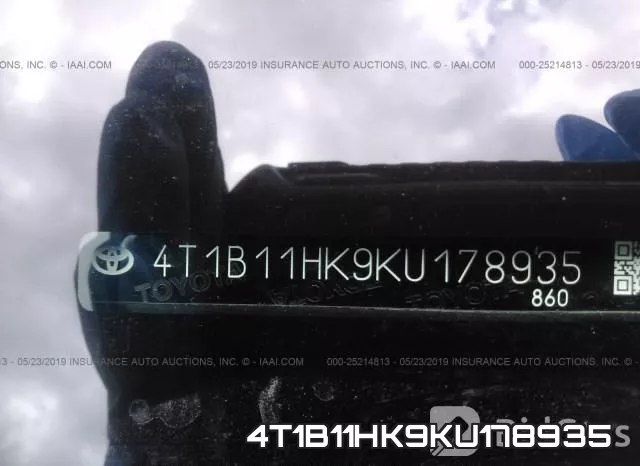 4T1B11HK9KU178935 фото 10