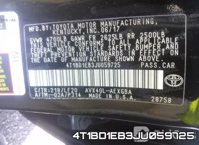4T1BD1EB3JU059725 фото 10