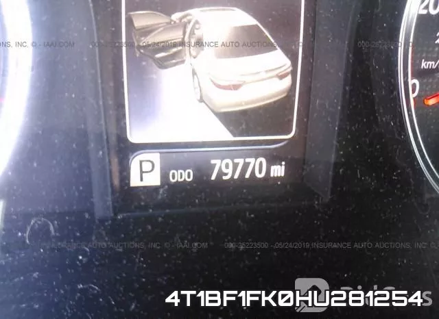 4T1BF1FK0HU281254 фото 8