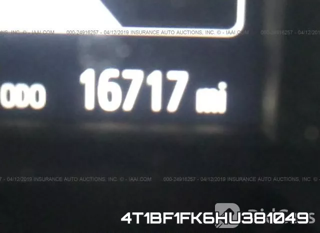 4T1BF1FK6HU381049 фото 8