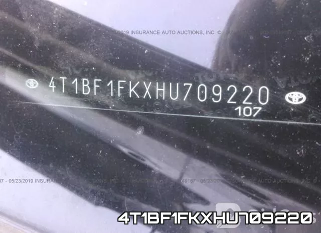 4T1BF1FKXHU709220 фото 10