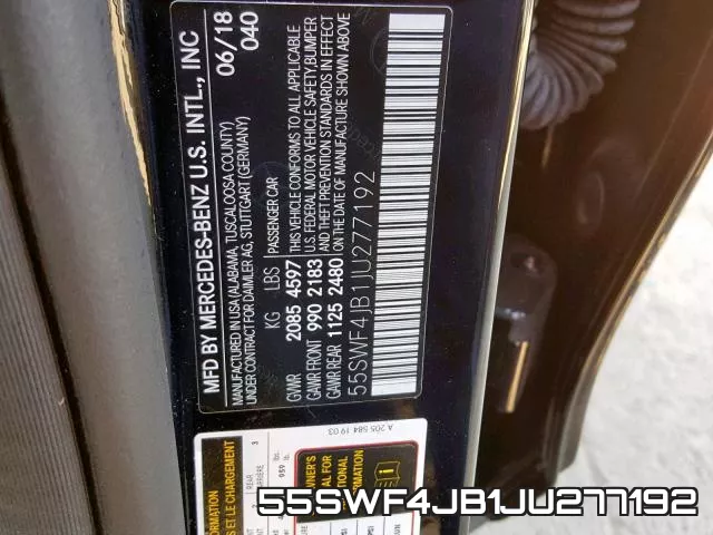 55SWF4JB1JU277192 фото 2