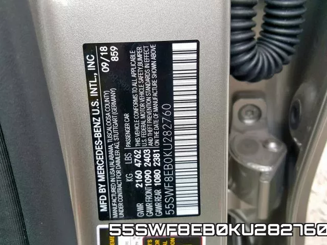 55SWF8EB0KU282760 фото 2