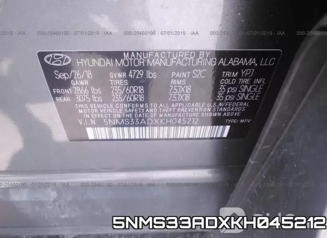 5NMS33ADXKH045212 фото 10