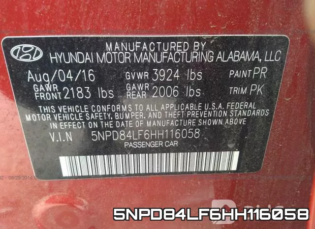 5NPD84LF6HH116058 фото 10