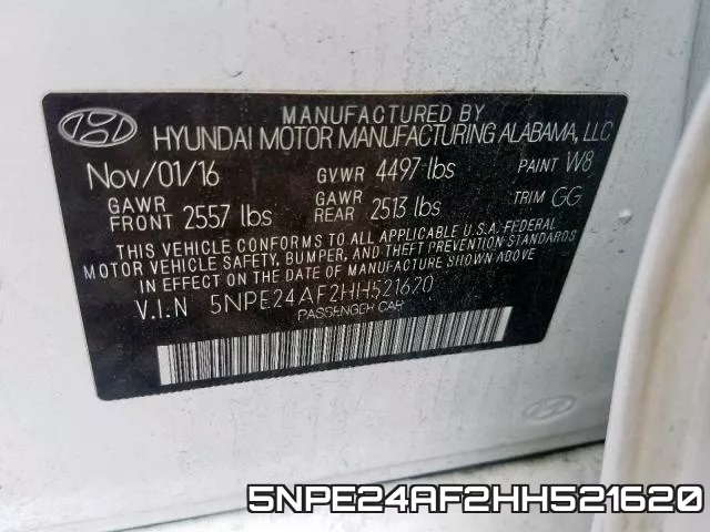 5NPE24AF2HH521620 фото 2