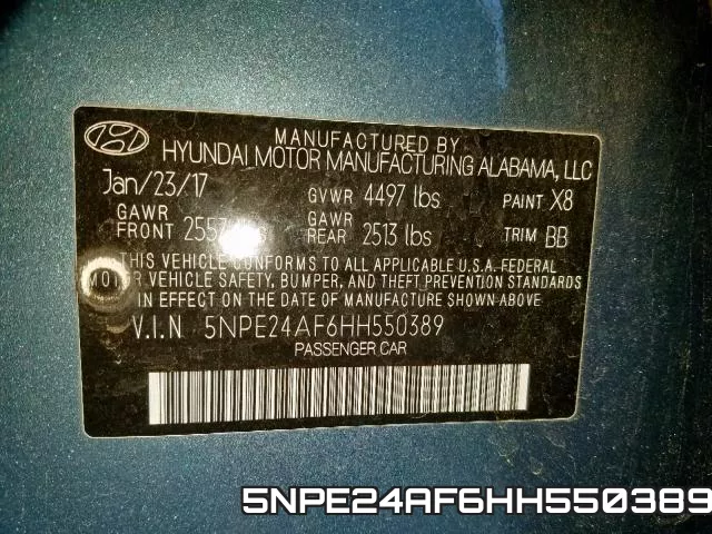 5NPE24AF6HH550389 фото 2