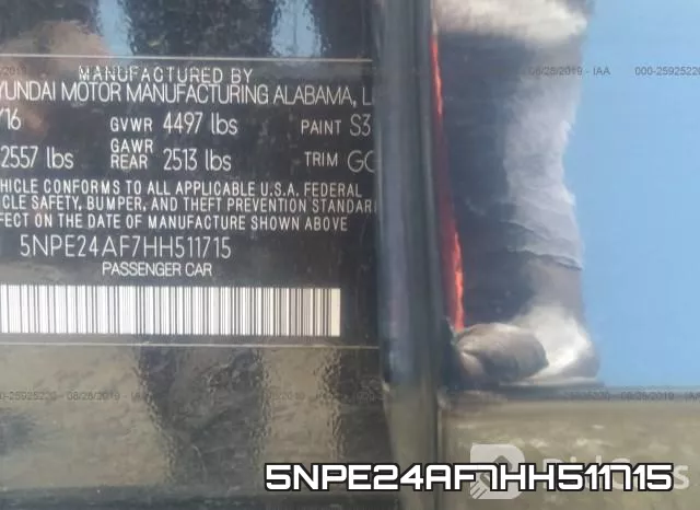 5NPE24AF7HH511715 фото 10