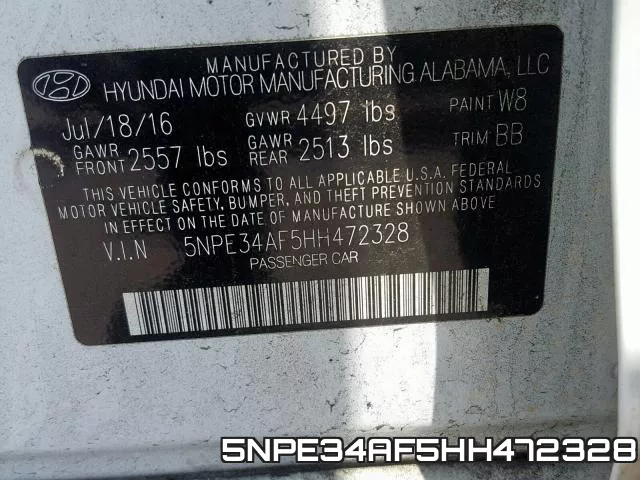 5NPE34AF5HH472328 фото 2
