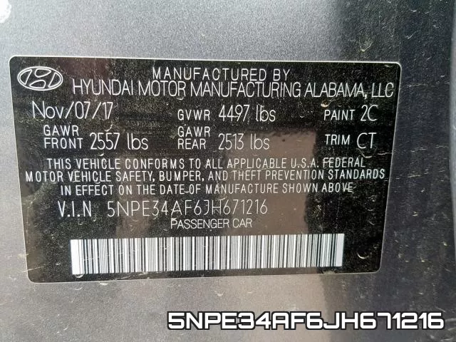 5NPE34AF6JH671216 фото 2