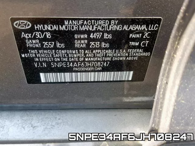 5NPE34AF6JH708247 фото 2