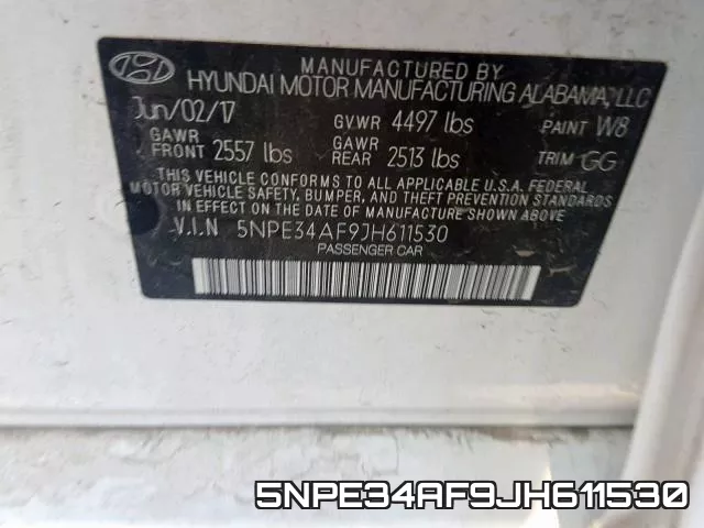 5NPE34AF9JH611530 фото 2