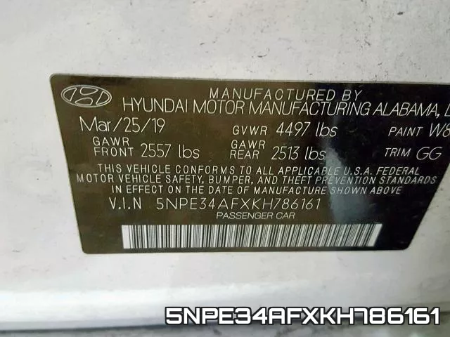 5NPE34AFXKH786161 фото 2
