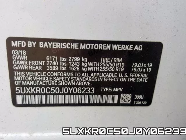 5UXKR0C50J0Y06233 фото 2
