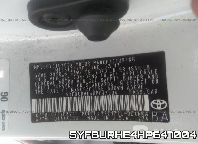 5YFBURHE4HP647004 фото 10