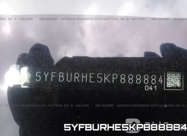 5YFBURHE5KP888884 фото 10