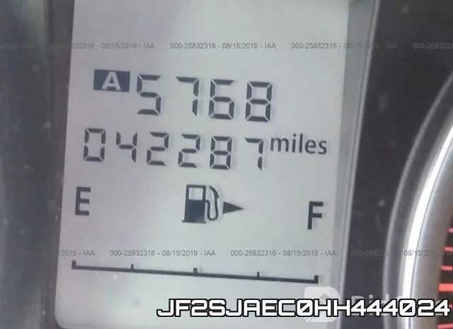 JF2SJAEC0HH444024 фото 8