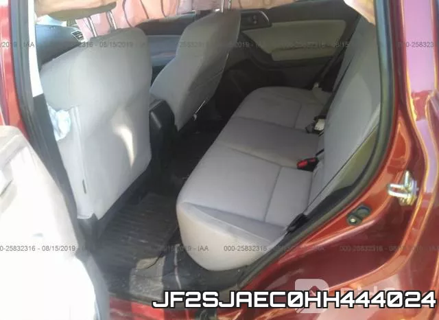 JF2SJAEC0HH444024 фото 9