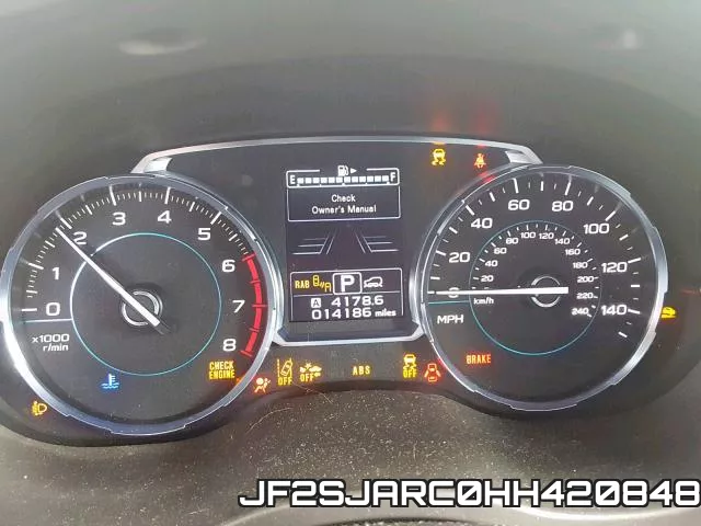 JF2SJARC0HH420848 фото 9
