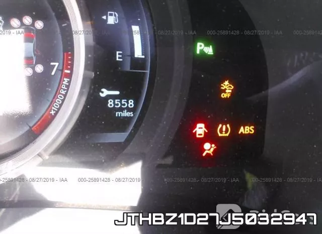 JTHBZ1D27J5032947 фото 8