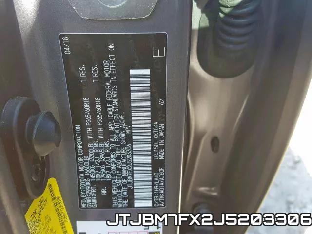 JTJBM7FX2J5203306 фото 2