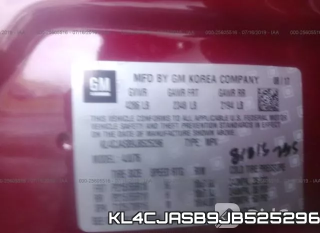 KL4CJASB9JB525296 фото 10
