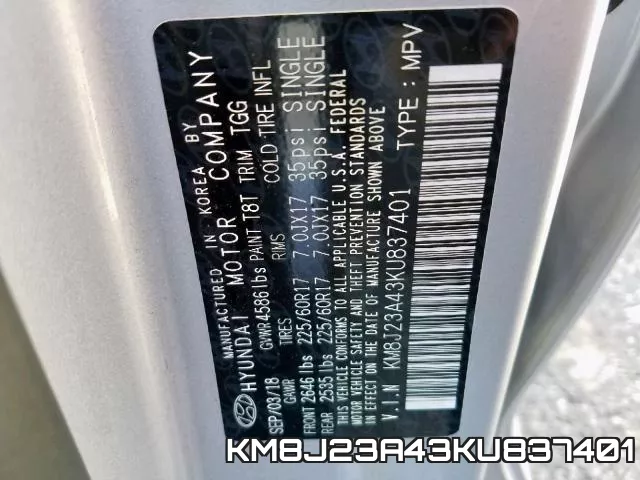 KM8J23A43KU837401 фото 2