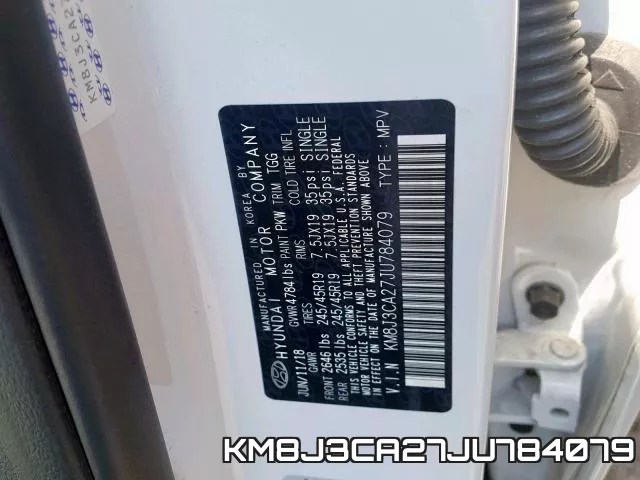 KM8J3CA27JU784079 фото 2