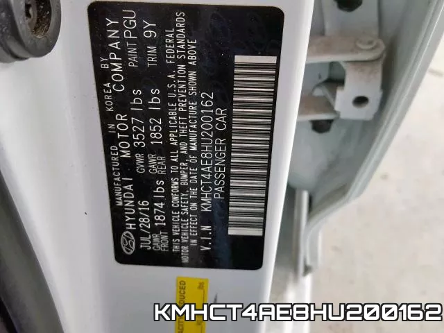 KMHCT4AE8HU200162 фото 2